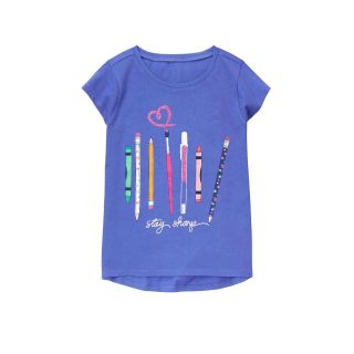 ジンボリー(GYMBOREE)のジンボリー半袖Ｔシャツ ブルー文具柄 110〜120(Tシャツ/カットソー)