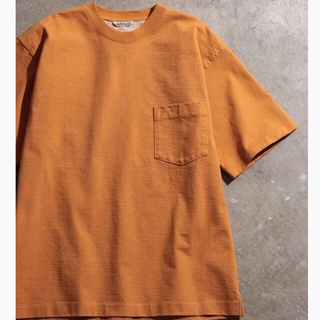 コモリ(COMOLI)のfabto44様専用 オーラリー  スタンドアップTシャツ オレンジ 3(Tシャツ/カットソー(半袖/袖なし))