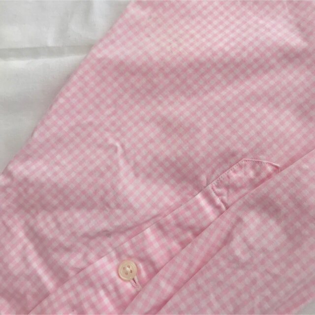 POLO RALPH LAUREN(ポロラルフローレン)のvintage POLO ラルフローレン ピンクシャツ レディースのトップス(シャツ/ブラウス(長袖/七分))の商品写真