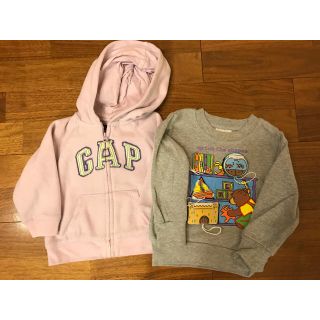 ギャップ(GAP)のCody Coby薄手スウェット&GAPフリースパーカー サイズ80(その他)