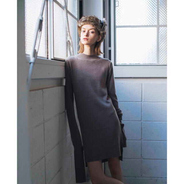 JUEMI♡Pillingless Long Sleeve Knit Dress