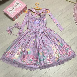 アンジェリックプリティー(Angelic Pretty)のトイパレード ラベンダーjsk(ひざ丈ワンピース)