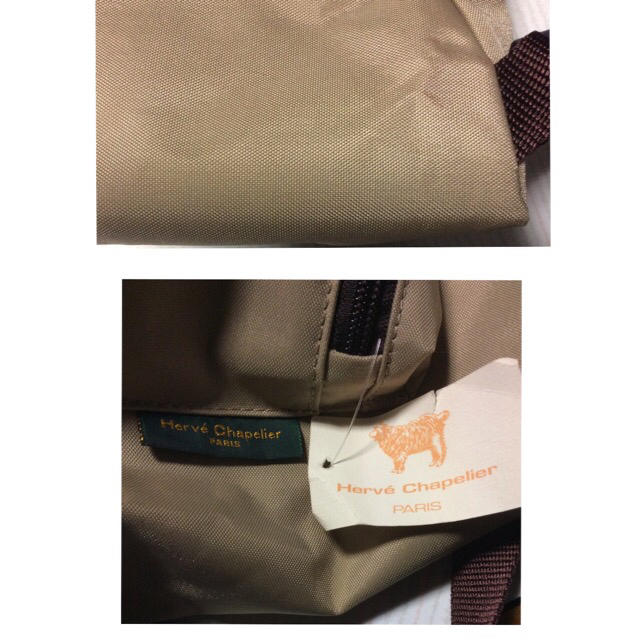Herve Chapelier(エルベシャプリエ)のエルベシャプリエ  リュック ミニ ベージュ 未使用品 レディースのバッグ(リュック/バックパック)の商品写真