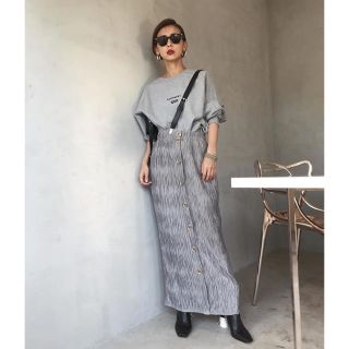 アメリヴィンテージ(Ameri VINTAGE)の新品【ameri vintage】CRINKLE NARROW SKIRT(ロングスカート)