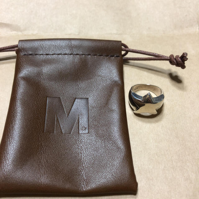M(エム)のMのシルバーリング レディースのアクセサリー(リング(指輪))の商品写真
