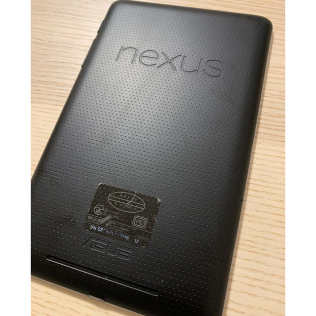 NEXUS7(ネクサス7)のNexus7 2012 16gb Wi-Fi スマホ/家電/カメラのPC/タブレット(タブレット)の商品写真