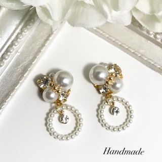 パールビジューピアス(ピアス)