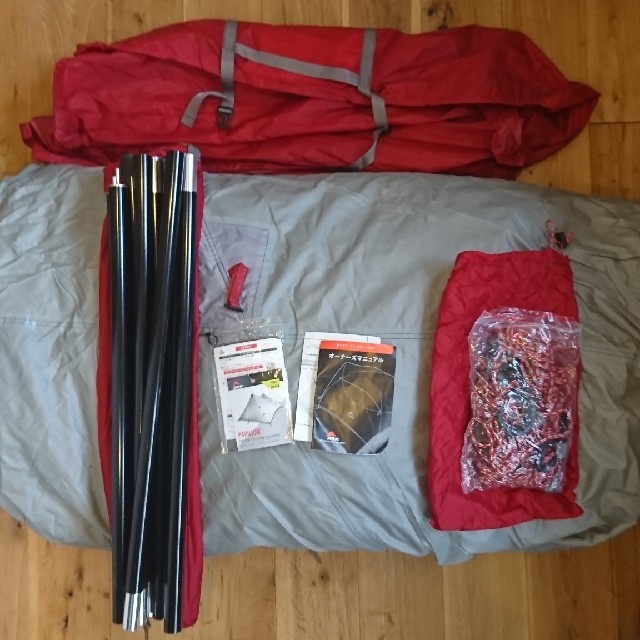 MSR(エムエスアール)のMSR pavilion パビリオン 美品 中古 hilleberg  スポーツ/アウトドアのアウトドア(テント/タープ)の商品写真