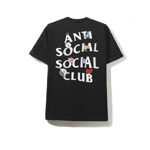 防弾少年団(BTS)(ボウダンショウネンダン)のanti social social club × BT21 peekaboo メンズのトップス(Tシャツ/カットソー(半袖/袖なし))の商品写真