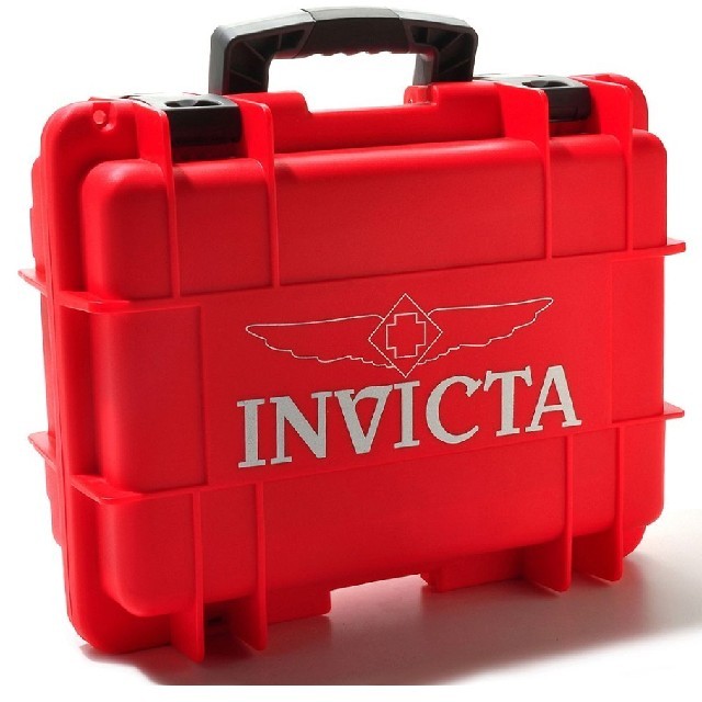 INVICTA(インビクタ)のインビクタ◆8スロット◆　ダイブケース　◆レッド◆インヴィクタ◆ メンズの時計(腕時計(アナログ))の商品写真