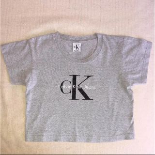 カルバンクライン(Calvin Klein)のカルバンクラインcalvinkleinショートTシャツクロップ(Tシャツ(半袖/袖なし))