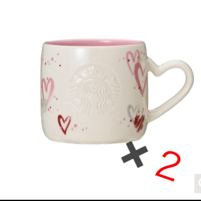 Starbucks Coffee(スターバックスコーヒー)のスターバックス  バレンタイン マグカップ インテリア/住まい/日用品のキッチン/食器(グラス/カップ)の商品写真
