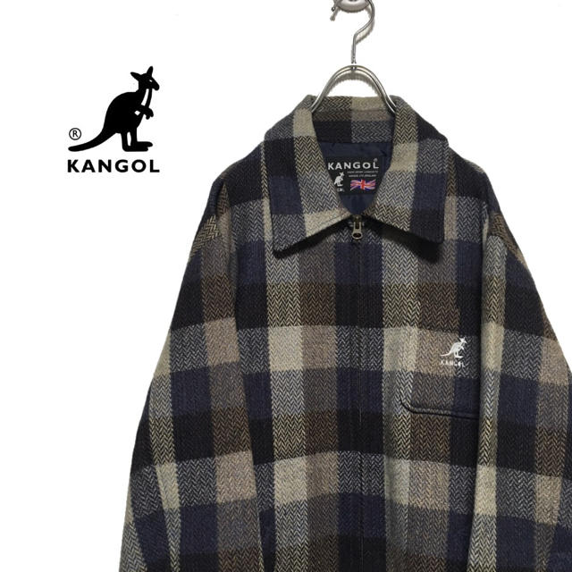 KANGOL(カンゴール)のKANGOL カンゴール 90s ブロック チェック ブルゾン メンズのジャケット/アウター(ブルゾン)の商品写真