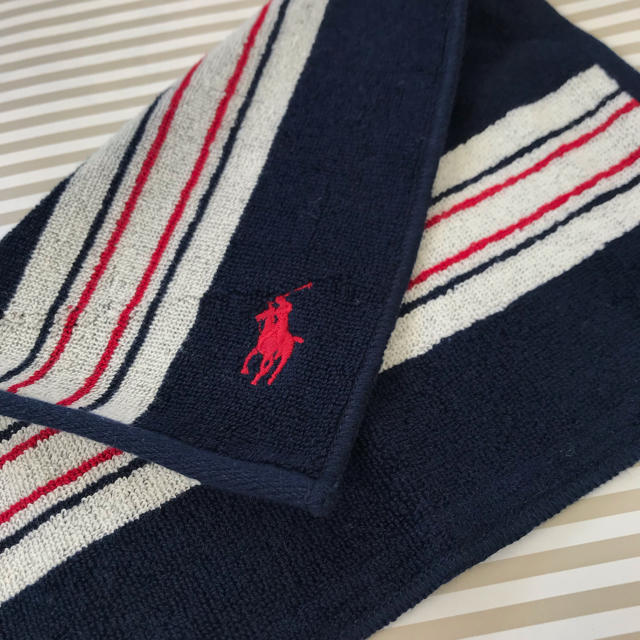 Ralph Lauren(ラルフローレン)のラルフローレン  タオルハンカチ2枚セット 紙袋シール付き レディースのファッション小物(ハンカチ)の商品写真