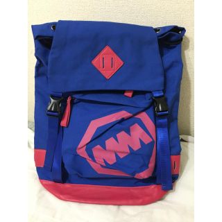 MMリュック バックパック ブルーレッド 新品(リュック/バックパック)