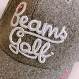 ビームス(BEAMS)のBeams golf グレー 帽子 キャップ(キャップ)