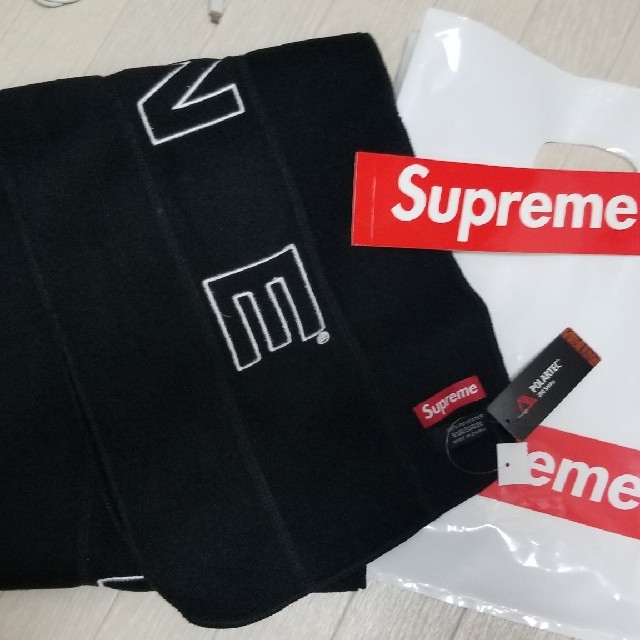 supreme 18AW Polartec Logo シュプリーム　マフラー