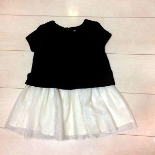 ベビーギャップ(babyGAP)の美品★GAP チュール ワンピース 秋冬 95(ワンピース)