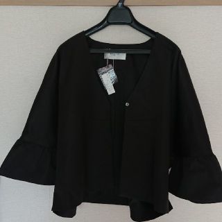 メルローズクレール(MELROSE claire)のMELROSE CLAIRE＜新品＞ エステルメモリーボレロ

(ノーカラージャケット)