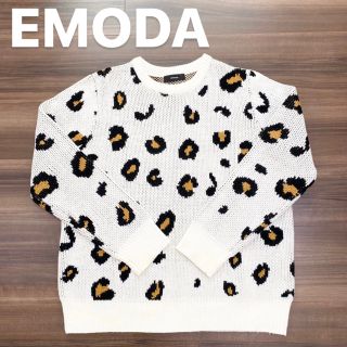 エモダ(EMODA)のEMODA ニット プルオーバー  レオパード ヒョウ柄(ニット/セーター)