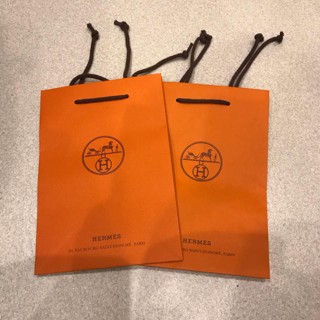 Hermes - 新品 HERMES ショッパー 2枚セットの通販 by ppp プロフ確認お願いします｜エルメスならラクマ