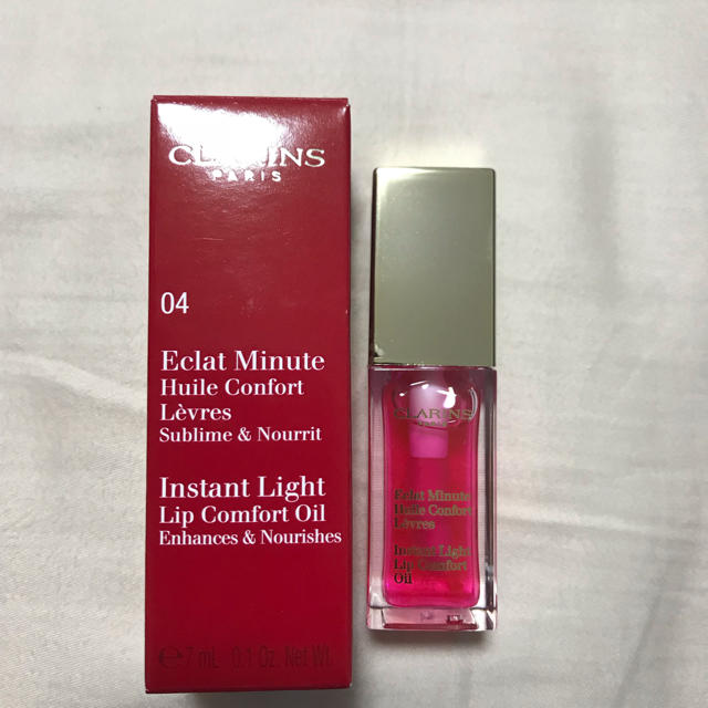 CLARINS(クラランス)のmocci様専用 CLARINS Lip Comfort Oil #04 コスメ/美容のベースメイク/化粧品(リップグロス)の商品写真