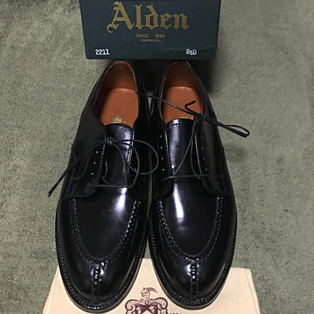 値下げ！Alden(オールデン)2211 コードバン黒 8.5D 未使用新品