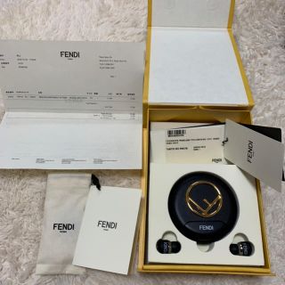 フェンディ(FENDI)のFENDI Bluetooth イヤホン ブラック(ヘッドフォン/イヤフォン)