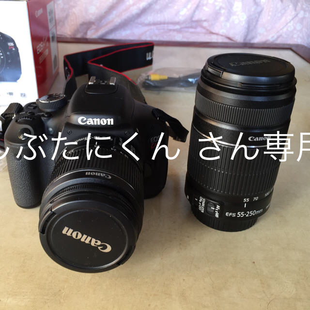 デジタル一眼レフカメラCanon EOS Kiss X5 ボディとWズームレンズ