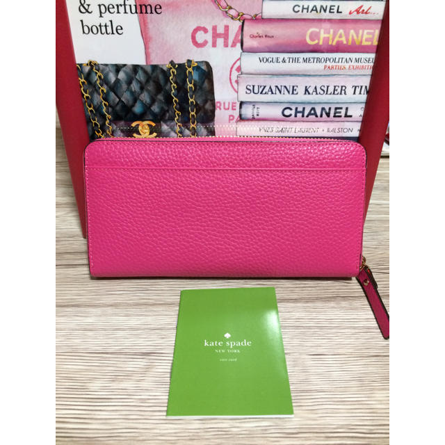 kate spade new york(ケイトスペードニューヨーク)の新品 未使用 ケイトスペード リボン 長財布 財布 ピンク 正規品 本物 レディースのファッション小物(財布)の商品写真