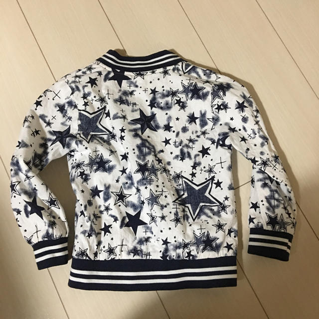 中古　値下げ キッズ ブルゾン 裏地付き キッズ/ベビー/マタニティのキッズ服男の子用(90cm~)(ジャケット/上着)の商品写真