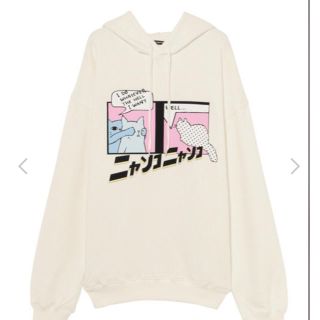 キャンディーストリッパー(Candy Stripper)のCAT'S CARTOON SWEAT HOODIE(パーカー)