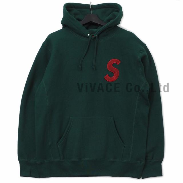 XL色Supreme S Logo Hooded Sweatshirt 緑XL