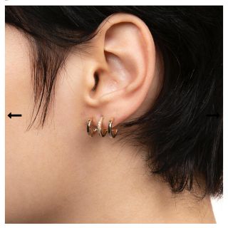 ESTNATION - 最終値下げ hirotaka 3連 ピアス Manhattan Earringの通販