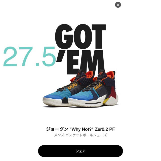 JORDAN WHY NOT ZER0.2 PF