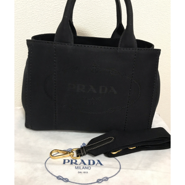 プラダ バッグ カナパ 新品未使用 新品 ショルダーバッグ PRADA 黒