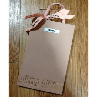 ミュウミュウ(miumiu)のミュウミュウ ショッパー(ショップ袋)