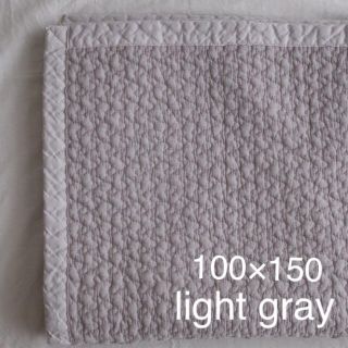 イブル  クラウド柄 100×150 ライトグレー(ベビー布団)