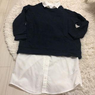 マウジー(moussy)のmoussy スウェットシャツワンピ(ミニワンピース)