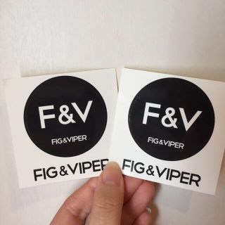 フィグアンドヴァイパー(FIG&VIPER)のF&V ステッカー2枚(その他)