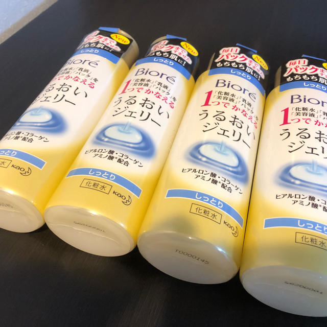 Biore(ビオレ)の【新品 送料無料】ビオレうるおいジェリー しっとり 4本セット コスメ/美容のスキンケア/基礎化粧品(化粧水/ローション)の商品写真