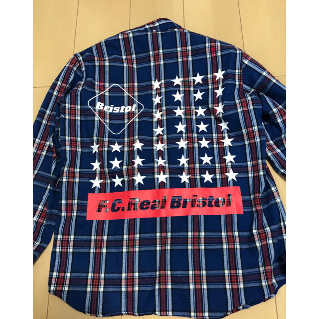 品質保証 F.C.R.B. - F.C. Real Bristol ネルシャツ ブルー Sの通販 by