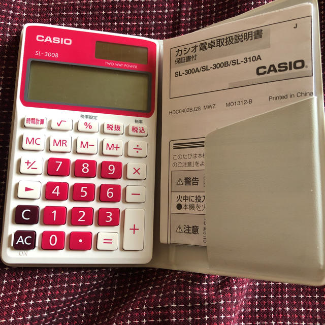 CASIO(カシオ)の電卓 カシオ 美品 スマホ/家電/カメラの生活家電(その他)の商品写真