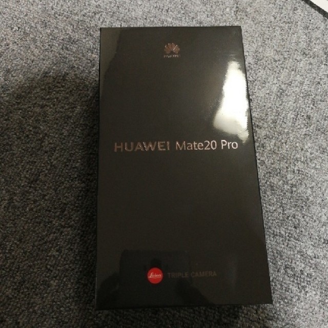 【新品未開封】  HUAWEI MATE 20 Pro