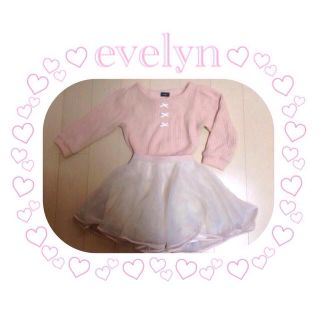 エブリン(evelyn)のevelyn コーデ売り(ミニワンピース)