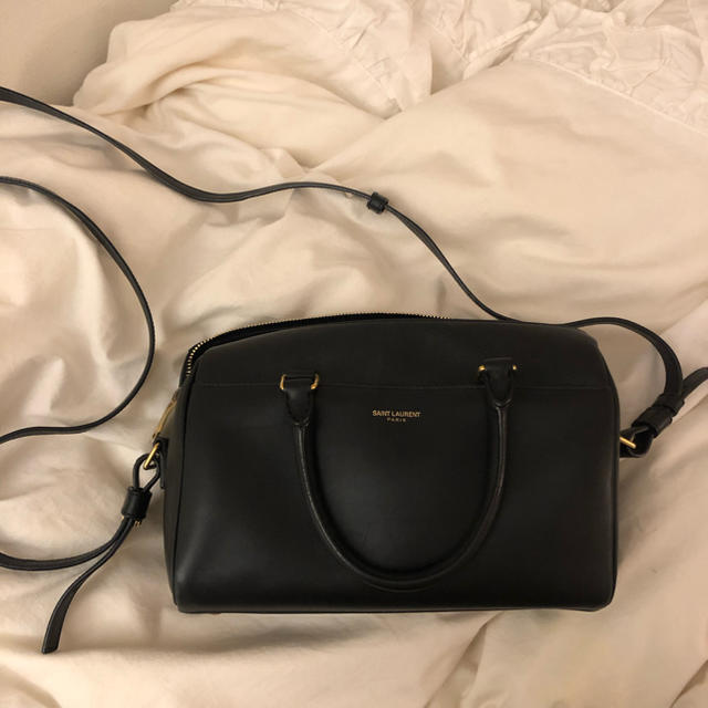 本物の Saint Laurent - サンローラン ベイビーダッフル ブラック