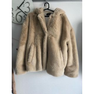 ザラ(ZARA)のザラ ファーコート xs(毛皮/ファーコート)