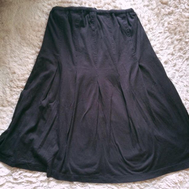 MUJI (無印良品)(ムジルシリョウヒン)のリバーシブル◎マタニティにも レディースのスカート(ひざ丈スカート)の商品写真