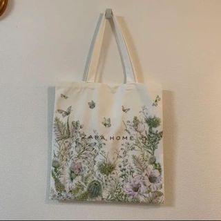 ザラホーム(ZARA HOME)のZARA★ノベルティ 花柄プリント トートバッグ(トートバッグ)