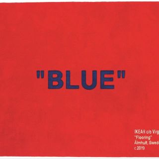 イケア(IKEA)のlemon様専用IKEA×VIRGIL ABLOH  BLUE ラグ(ラグ)